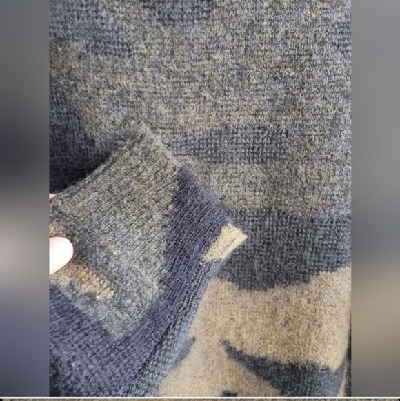 Rag & Bone Women's Pullover Camo Sweater Wool, Mohair, Silk Blend_Small - Picture 4 of 6